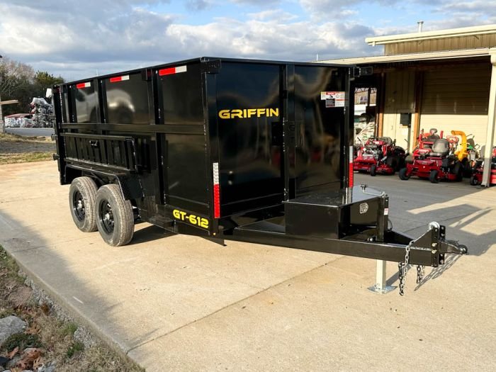 6x12 Hydraulic Dump Trailer with 4ft Sides (2) 5,200lb Axles - Image 8