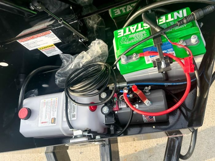 6x12 Hydraulic Dump Trailer with 4ft Sides (2) 5,200lb Axles - Image 16