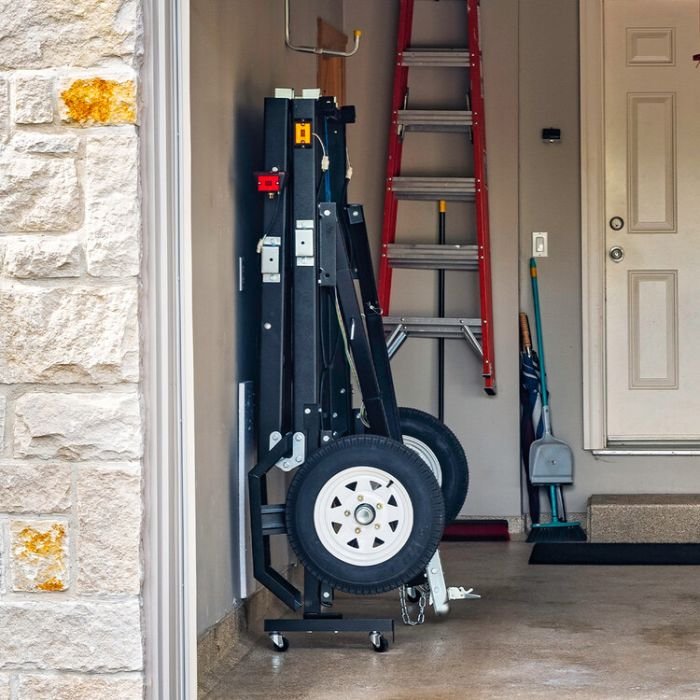 DK2 MFT4X8 4x8 Folding Trailer UV Powder Coated Steel Deck - Image 3