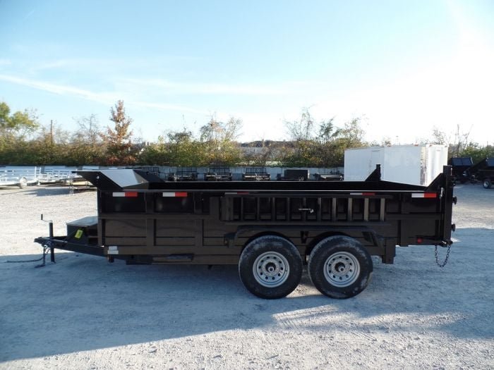 Dump Trailer 7' X 14' Hydraulic 2ft Sides 7,000lb Axles - Image 6