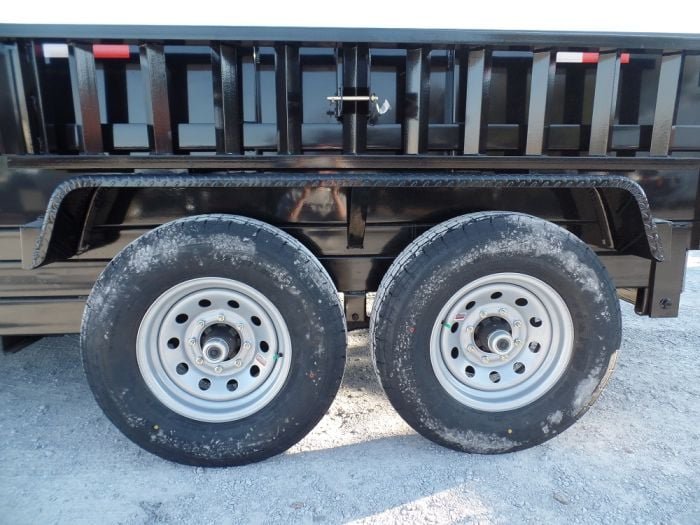 Dump Trailer 7' X 14' Hydraulic 2ft Sides 7,000lb Axles - Image 2