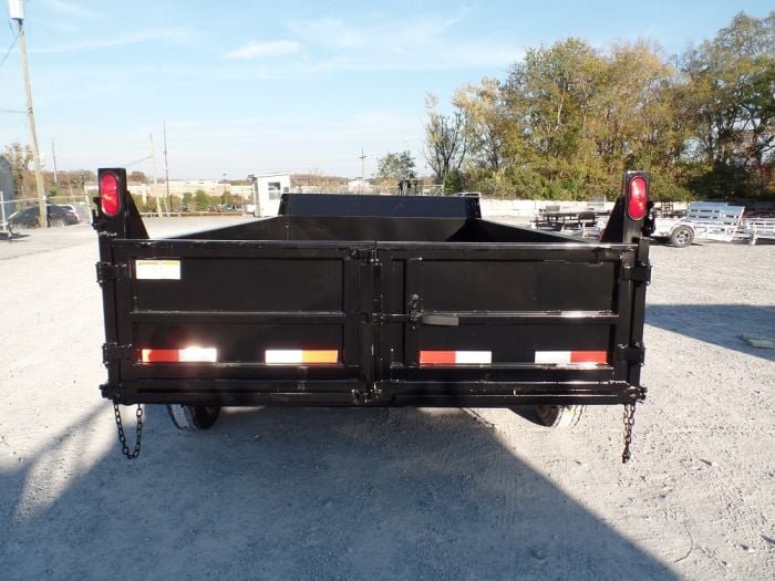 Dump Trailer 7' X 14' Hydraulic 2ft Sides 7,000lb Axles - Image 12