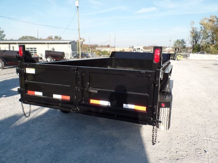 Dump Trailer 7' X 14' Hydraulic 2ft Sides 7,000lb Axles - Image 13