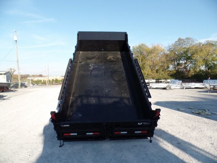 Dump Trailer 7' X 14' Hydraulic 2ft Sides 7,000lb Axles - Image 9