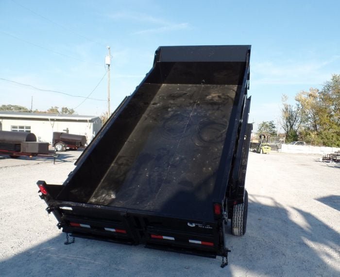 Dump Trailer 7' X 14' Hydraulic 2ft Sides 7,000lb Axles - Image 10
